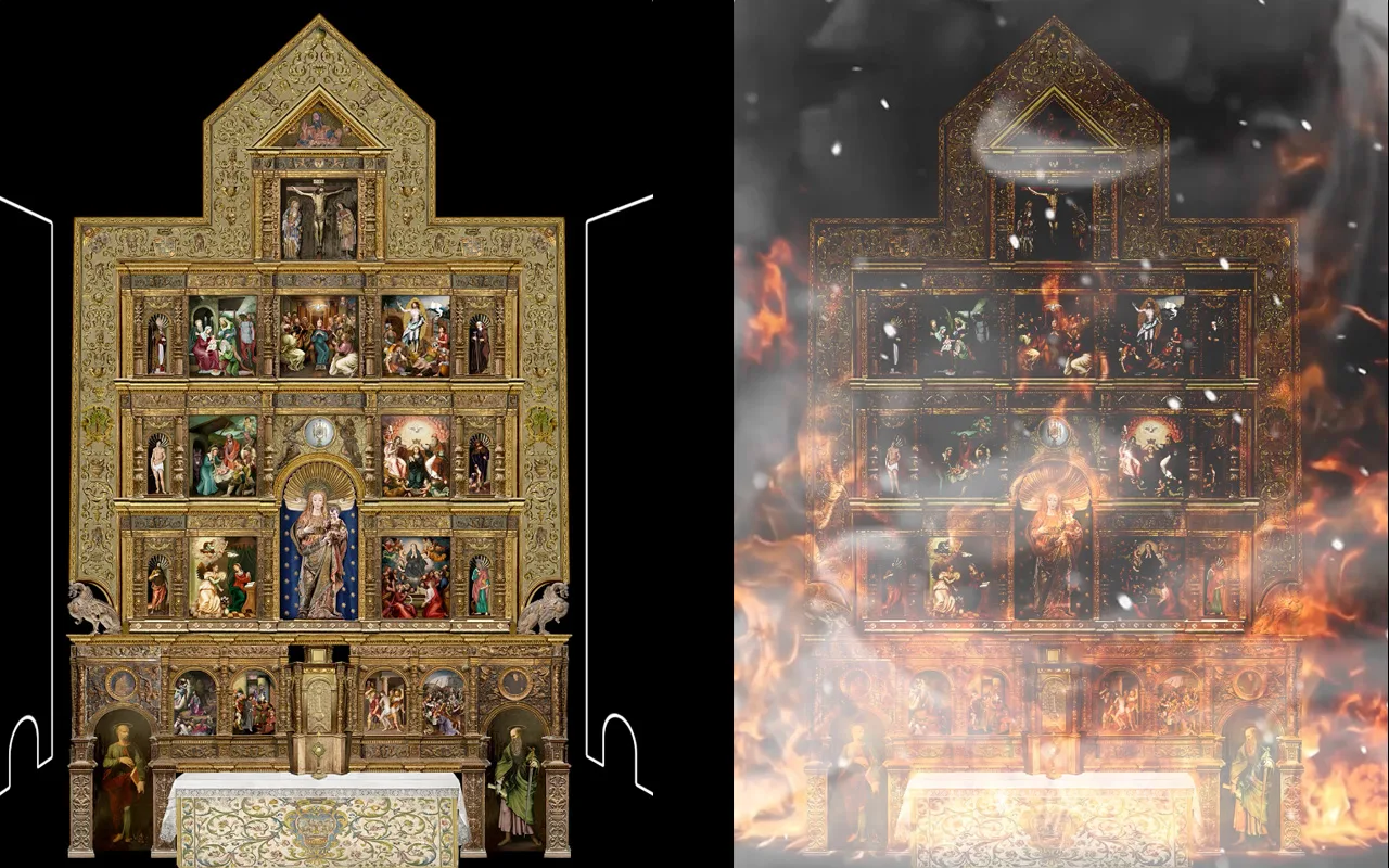Reconstrucción del Retablo de Valderrobres